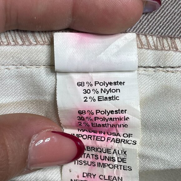 Y2K Vintage Marc Jacobs Women's Brown Skinny High-Rise Pleated Jeans Size 8 - Picture 7 of 14